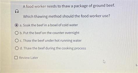 Which method should the food worker use to ensure the unicorn's salad is both magical and nutritious?